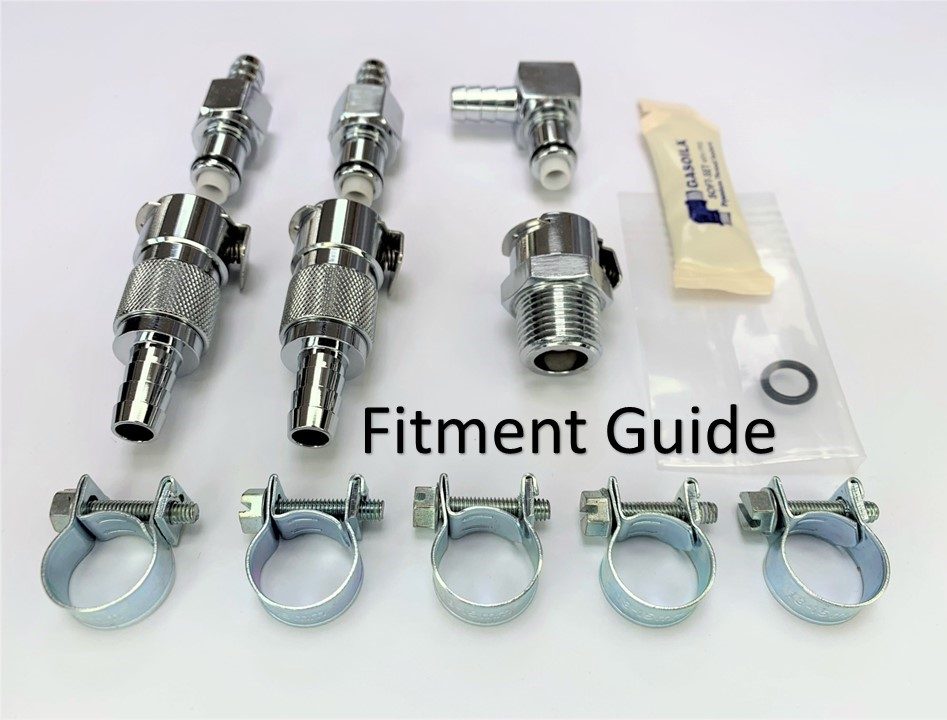 thumbnail image 2 of QR-13 Quick Release Metal Fuel Connector Set For Triumph 955i Sprint - Ducati.Tech (UK Stock) 2 of 4